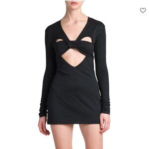 Ambush Monogram Logo Heart Mini Dress NWT